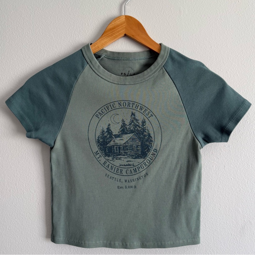 PacSun Raglan Graphic Baby Tee